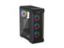 Genesis Irid 505 V2 ARGB Caja Torre Media Negra con Ventana Sin Fuente 4 Ventiladores 120mm ARGB