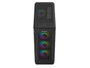 Genesis Irid 505 V2 ARGB Caja Torre Media Negra con Ventana Sin Fuente 4 Ventiladores 120mm ARGB