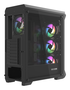GENESIS Irid 505 V2 ARGB Midi Tower Negro con Ventana Transparente y Iluminación