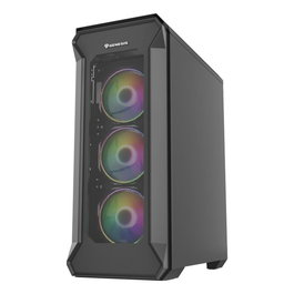 GENESIS Irid 505 V2 ARGB Midi Tower Negro con Ventana Transparente y Iluminación