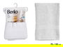 Berilo Toalla de Baño Lisa 80% Algodón 20% Poliéster 400 g, Color Blanco, Medidas 130x70 cm (Abierta) (Set de 12)