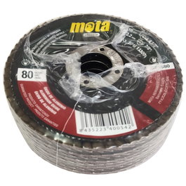 Mota Herramientas Pack 5 Discos Flap Df1080 115mm Grano 80