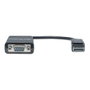 MANHATTAN Convertidor Activo DisplayPort a VGA, Cable 15cm Macho-Hembra, para Conectar PC a Monitores VGA y Proyectores, Máx. 1920x1200, Negro, Referencia DP2VGA2
