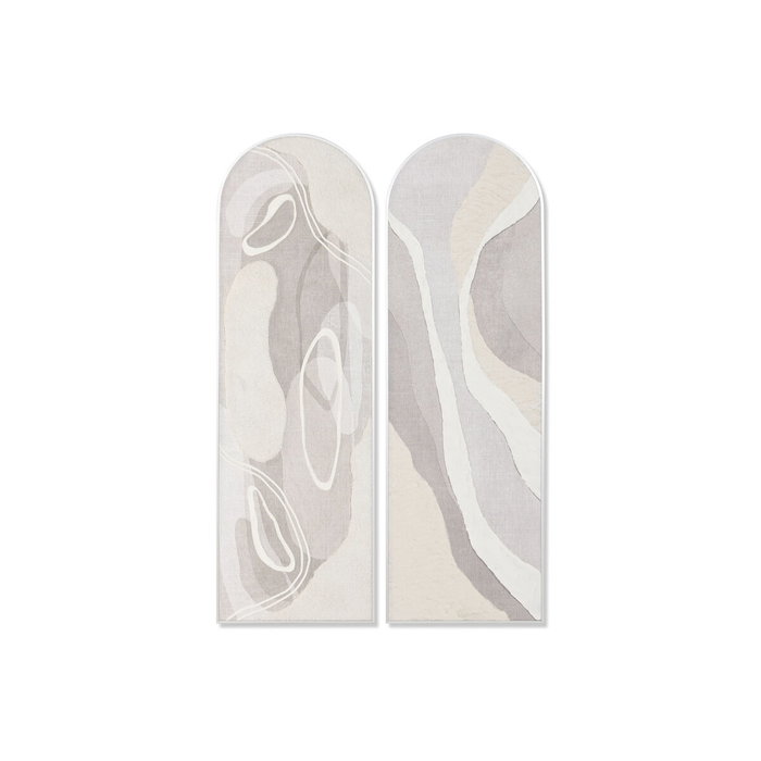 DKD Home Decor Cuadro Lienzo Aluminio Abstracto 53x4x168 cm (Pack de 2) DKD Home Decor Cuadro Lienzo Aluminio Abstracto 53x4x168 cm (Pack de 2)