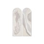 DKD Home Decor Cuadro Lienzo Aluminio Abstracto 53x4x168 cm (Pack de 2)