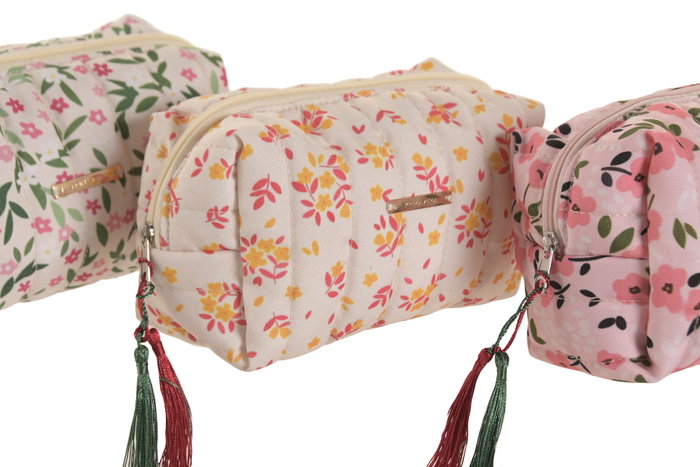 DKD Home Decor Estuche de Poliéster y EVA 17x8x9 cm Surtido de 3