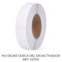 Checkpoint Pack 2000 Etiquetas Anti Robo 410 Blanca Desactivable 7551246 80 Mhz 4x4cm