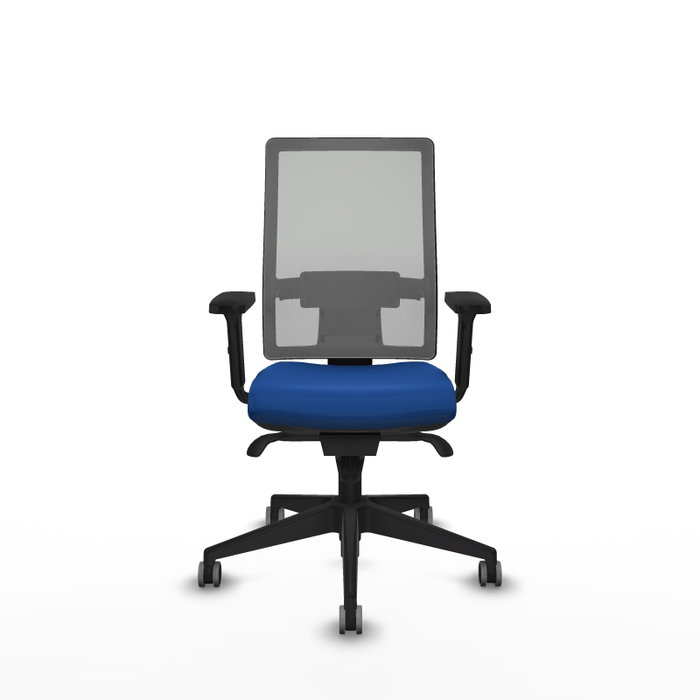 PIQUERAS Y CRESPO Silla de oficina Horna con mecanismo Sincro, Azul y Gris PIQUERAS Y CRESPO Silla de oficina Horna con mecanismo Sincro, Azul y Gris