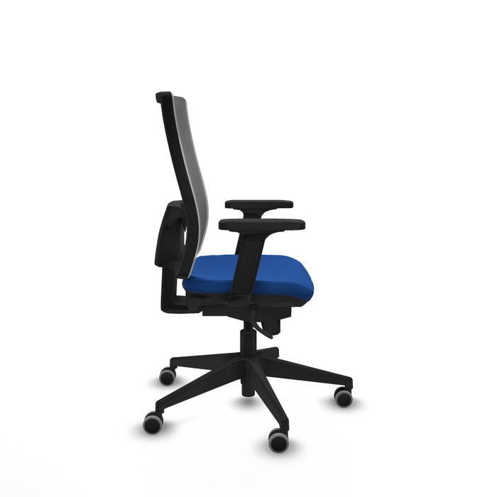 PIQUERAS Y CRESPO Silla de oficina Horna con mecanismo Sincro, Azul y Gris PIQUERAS Y CRESPO Silla de oficina Horna con mecanismo Sincro, Azul y Gris