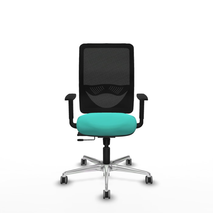 PIQUERAS Y CRESPO Silla de oficina Zulema con mecanismo Sincro/Traslack, Turquesa y Negro PIQUERAS Y CRESPO Silla de oficina Zulema con mecanismo Sincro/Traslack, Turquesa y Negro