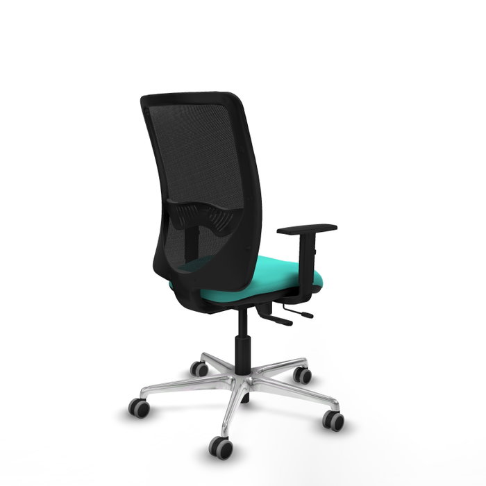 PIQUERAS Y CRESPO Silla de oficina Zulema con mecanismo Sincro/Traslack, Turquesa y Negro PIQUERAS Y CRESPO Silla de oficina Zulema con mecanismo Sincro/Traslack, Turquesa y Negro