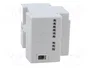 FINDER Controlador para raíl DIN OC IP50 LCD