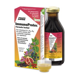 Salus Immunoprotect Sin Gluten Sin Lactosa Vegano 250 ml Complemento Alimenticio Sistema Inmune
