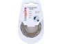 Innspiro Cinta masking tape Washi huellas pies bebe negro 15mm x 10m Serie Deco