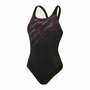 Bañador Mujer Speedo Hyperboom Placement Negro 30 m
