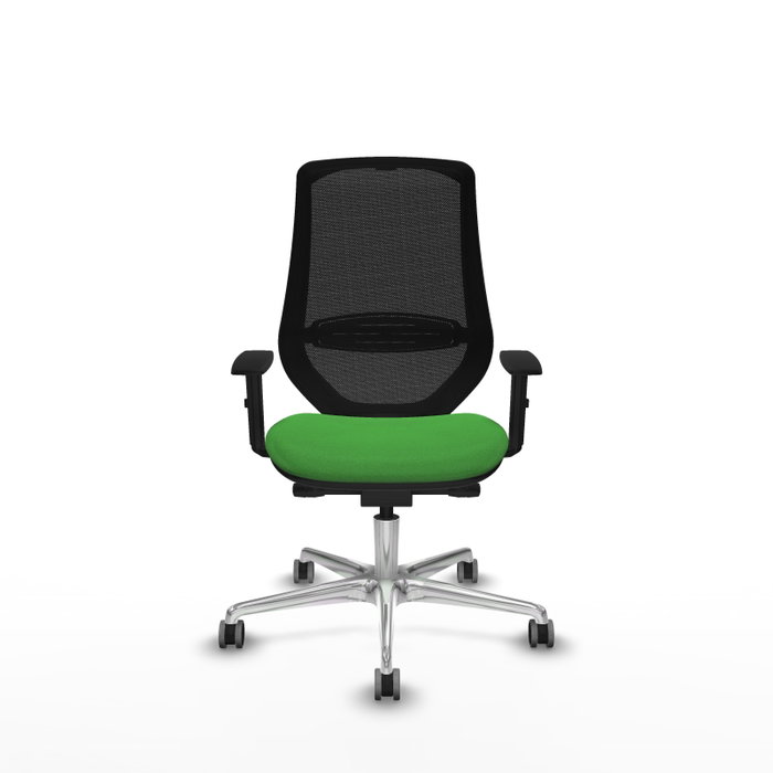 PIQUERAS Y CRESPO Silla de oficina Mardos Verde con mecanismo Sincro/Traslack