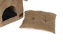 DKD Home Decor Cama Mascota Camel Gris 37 x 40 x 48 cm (2 Unidades) Poliester Desmontable