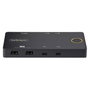 StarTech.com C2-H46-UC2-PD-KVM KVM Switch 2 Ordenadores USB C, 4K 60Hz 4096x2160, HDMI, 4 Puertos USB, PD 100W, Plug and Play, Negro