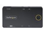 StarTech.com C2-H46-UC2-PD-KVM Interruptor KVM USB-C 4K HDMI