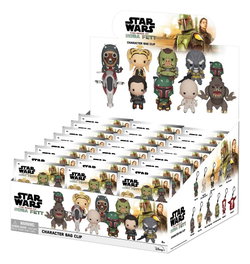 Monogram Int. Star Wars: El libro de Boba Fett 3D Colgantes de PVC Serie 1 Expositor (24)