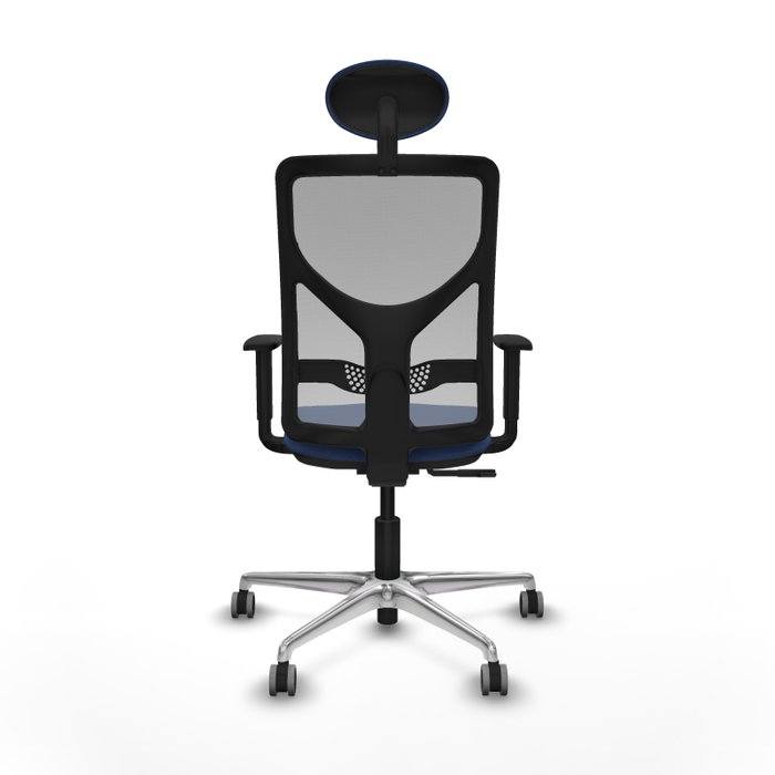 PIQUERAS Y CRESPO Silla de oficina Motilla con mecanismo Sincro, Azul marino y Gris PIQUERAS Y CRESPO Silla de oficina Motilla con mecanismo Sincro, Azul marino y Gris