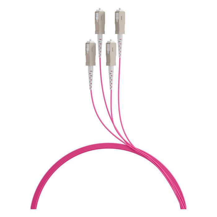 EFB Elektronik O8301S160OM4 Cable de Fibra Óptica OM4 4x SC-4x SC 160m