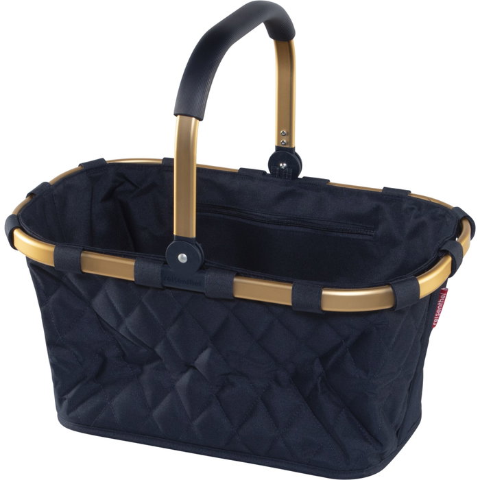 Reisenthel Carrybag Rhombus Midnight Blue / Gold Reisenthel Carrybag Rhombus Midnight Blue / Gold