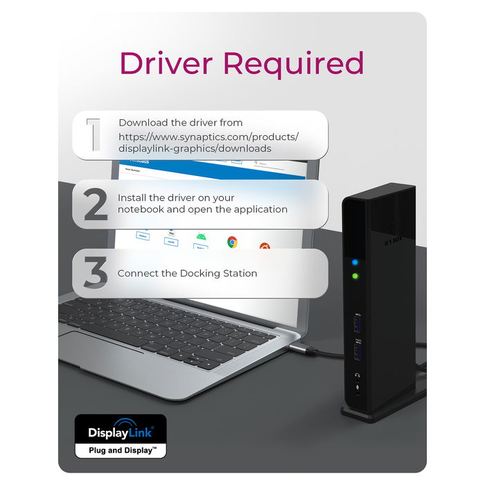 ICY BOX IB-DK2251AC USB-C/USB 3.0 Docking Station 11-en-1 con Múltiples Puertos y Conexiones para Mayor Productividad