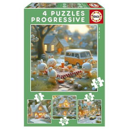 Educa Puzzle Ciudad de Conejitos de 12 a 25 piezas