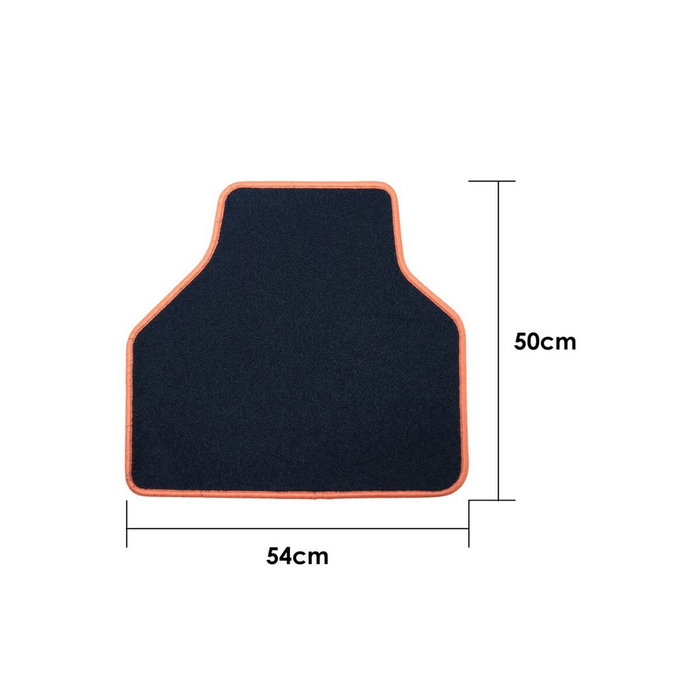 OCC Design Alfombra a Medida BMW E65 Serie 7 Corto (2001-2008) 5 Piezas con Ribete Amarillo