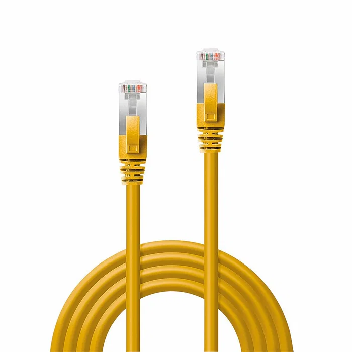 Lindy Cable de Red Cat6 S/FTP LSZH Amarillo 3 m (45983) - Ethernet RJ45 Blindado 1000 Mbps