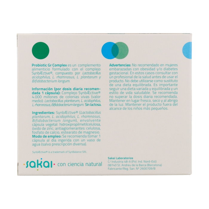 Sakai Probiotic GR Complex 30 cápsulas