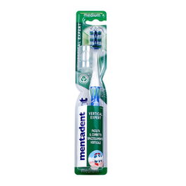 Mentadent Cepillo de Dientes Vertical Expert Medio para Mujer