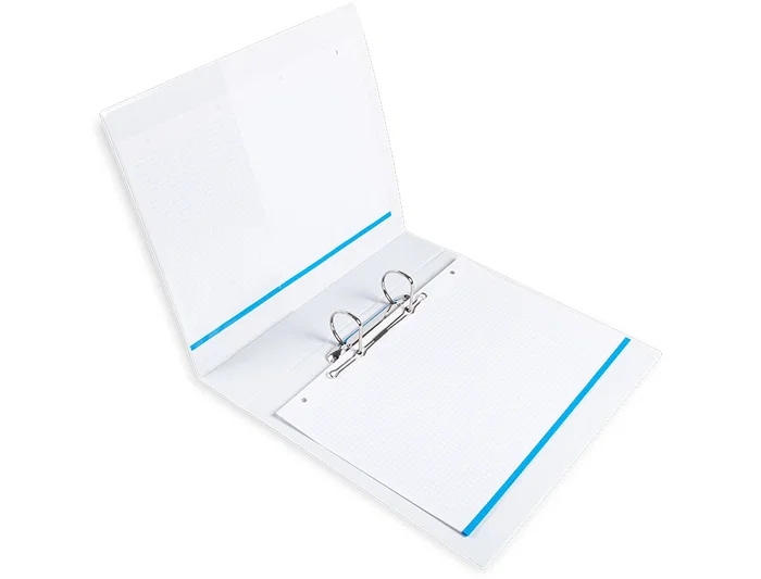 Liderpapel Carpeta Canguro 2 Anillas Mixtas 40mm A4 Plástico Blanco