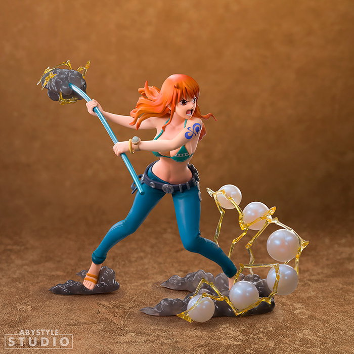 ABYstyle Studio Figura Nami Modo Combate One Piece 1/10 16cm PVC Coleccionable