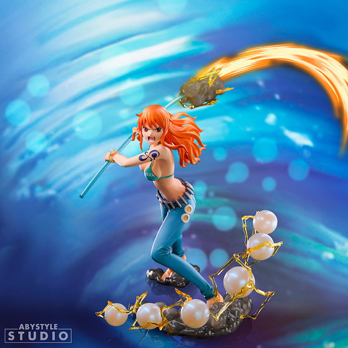 ABYstyle Studio Figura Nami Modo Combate One Piece 1/10 16cm PVC Coleccionable