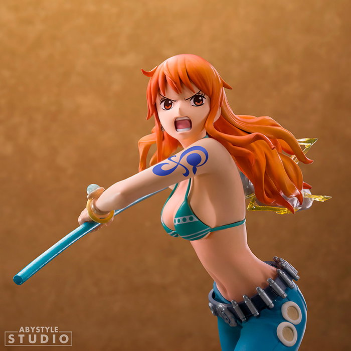 ABYstyle Studio Figura Nami Modo Combate One Piece 1/10 16cm PVC Coleccionable