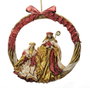 DKD Home Decor Nacimiento Navidad Tradicional Rojo Dorado 50 x 50 x 5 cm