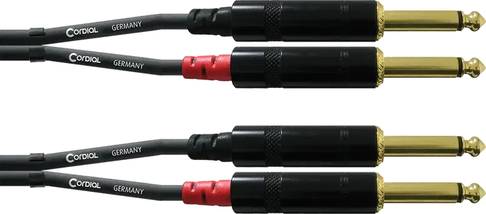 Cordial Cable De Audio Doble Mono 1,5 M