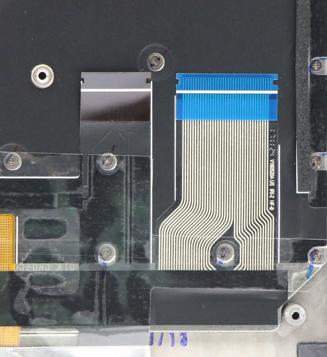 Lenovo Bisel de Teclado de Repuesto para Portátiles con Lector de Huellas Dactilares Integrado, Acabado Negro, para Ensamblaje Mecánico Robusto