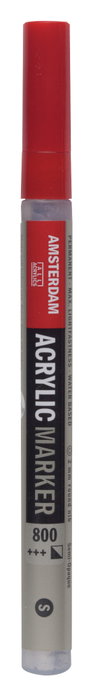 Amsterdam Marcador Acrílico 2 mm Plata 800