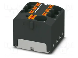 PHOENIX CONTACT PTFIX 10/6X4 BK conector de carril 32A 450V
