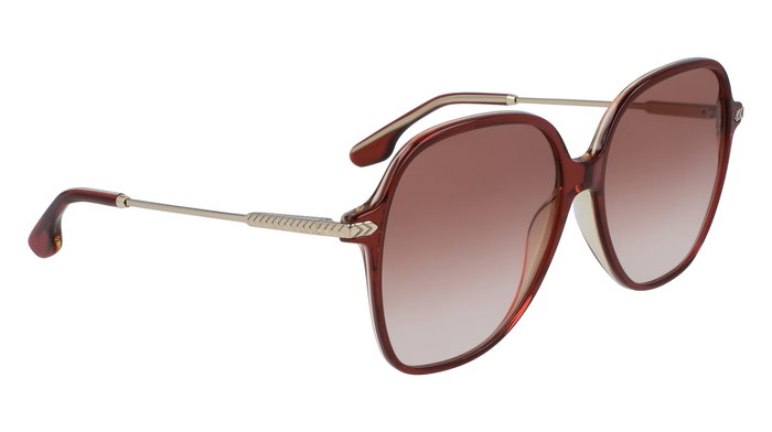 Victoria Beckham VB613S-607 con cristales rojo degradado