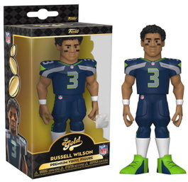 Funko POP! Gold NFL: Seattle Seahawks - Russell Wilson Chase Limited Edition