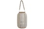 DKD Home Decor Portavelas Bambú y Lino Asa Natural Crudo