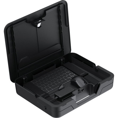 Fellowes Breyta Maletín y Soporte Elevador para Portátiles de hasta 14 Pulgadas - Negro Fellowes Breyta Maletín y Soporte Elevador para Portátiles de hasta 14 Pulgadas - Negro