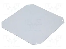 FIBOX Placa de ensamblaje de acero zincado