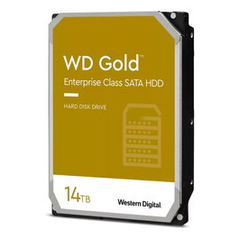 Western Digital WD Gold 14TB Disco Duro Interno 3.5 SATA 6Gb/s 7200rpm 512MB Cache - HDD para Empresa