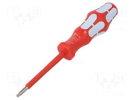 WERA Destornillador aislado Torx® TX15 de 80 mm