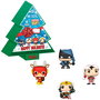 Funko Árbol con 4 figuras Pocket POP DC Comics Happy Holidays